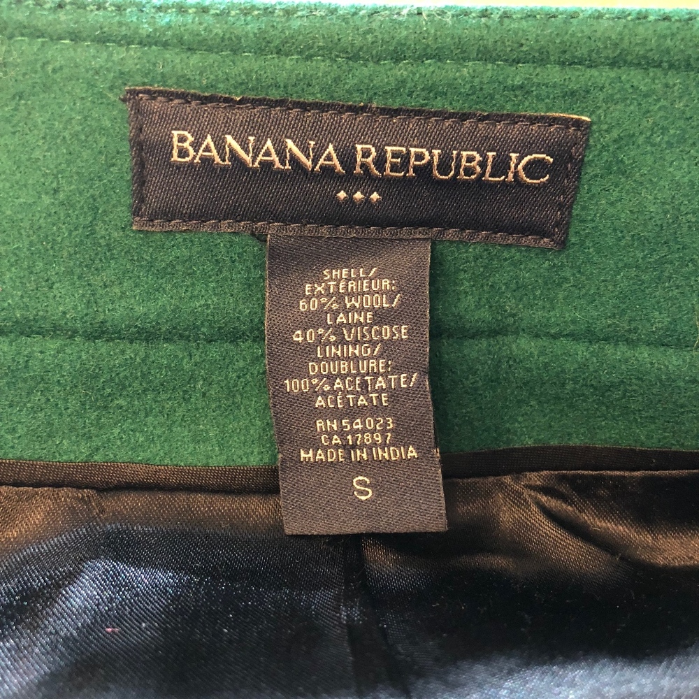 Green Wool Coat - Picture 3 of 3